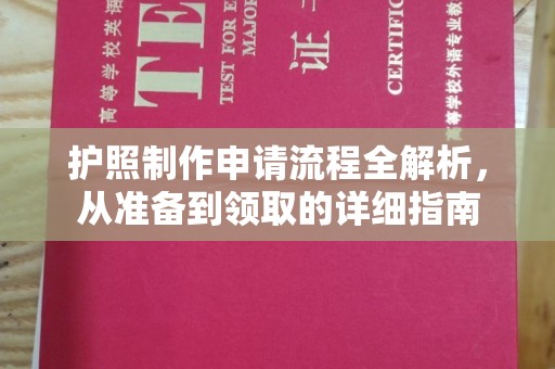 双河护照制作申请流程全解析，从准备到领取的详细指南