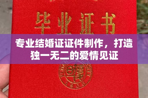 双河专业结婚证证件制作，打造独一无二的爱情见证