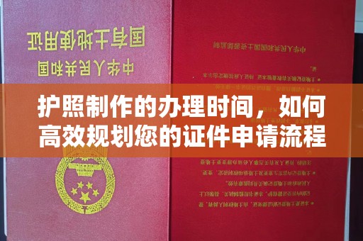双河护照制作的办理时间，如何高效规划您的证件申请流程